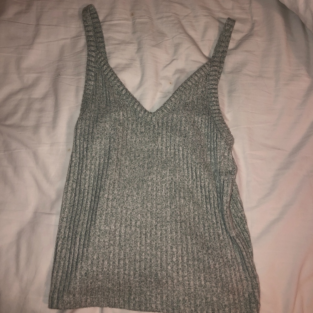 Tank top with slight v neck